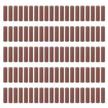 100 шт., силиконовые гранулы для полировки зубов, шлифовальный круг для полировки зубов, сменный аксессуар, коричневый Brown