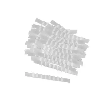 100 шт. силиконовых вешалок с ребрами и самоклеящимися ручками для вешалок белый