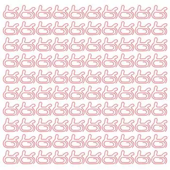 100 шт. Скрепки для бумаги с повышенной устойчивостью к скольжению, предотвращение ржавчины, процесс покрытия, изысканная офисная бумага