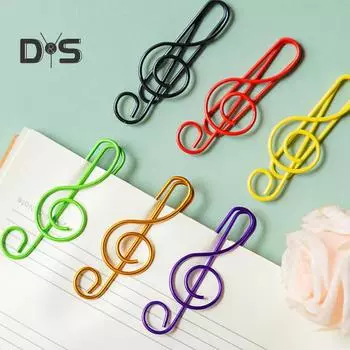 100 шт. скрепки для музыкальных нот дизайн скрипичного ключа с сильной силой зажима держатели для музыкальных страниц офисные школьные принадлежности 100pcs