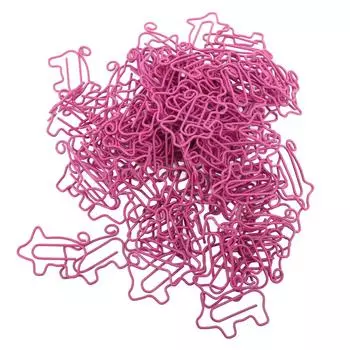 100 шт. скрепок для бумаги, предотвращающих скольжение, симпатичные декоративные закладки, металлические скрепки для школы, офис