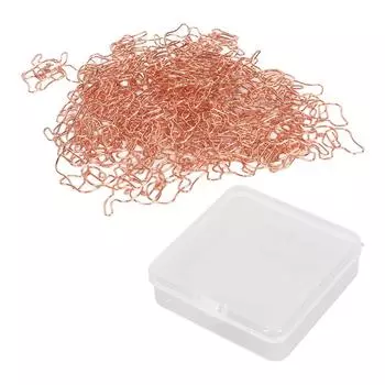 100 шт. скрепок для бумаги, предотвращающих скольжение, милые декоративные металлические закладки в форме животных, скрепки для офиса S