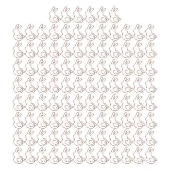 100 шт. скрепок для бумаги с сильной зажимной силой, устойчивые к скольжению, портативные гальванические для офиса, семьи, Sc