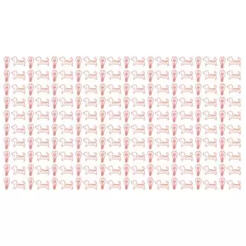 100 шт. скрепок, милый мультфильм, нестандартная форма, скрепка для скрапбукинга, красный цвет Dog Shape