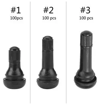 100 шт., сменная защелка для автомобиля и мотоцикла, шток клапана шины TR414