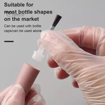 100 шт. сменных кистей для лака для ногтей, кисть для нанесения жидкой пудры, мягкая щетина, одноразовая мини-кисточка для дизайна ногтей, аппликатор для гель-лака 100pcs