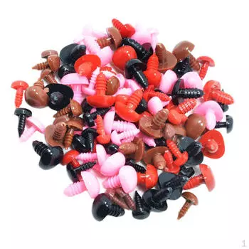 100 шт. смешанные и носы для куклы-медведя, куклы, плюшевые игрушки для изготовления животных, аксессуары