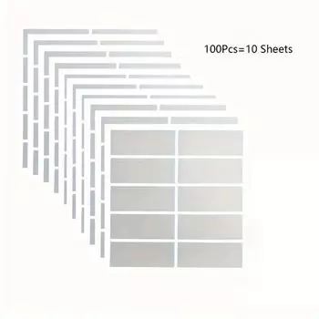 100 шт. Смешные скретч-наклейки Креативные скретч-карты DIY Надпись Загадка Ответ Пароль 100pcs