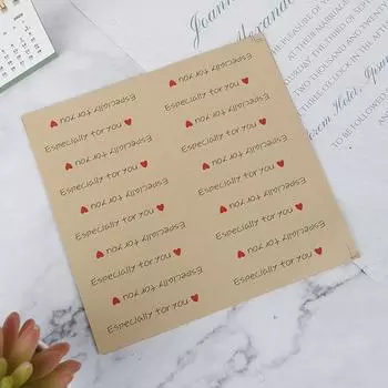 100 шт. Специально для вас крафт-бумага наклейки скрапбукинг этикетки подарочные наклейки