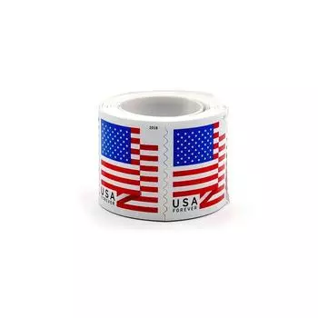 100 шт. США. Пометить марки навсегда США. Флаговые марки2018