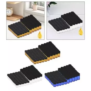 100 шт. стеклянные бутылки для эфирного масла многоразового хранения мини-стеклянные бутылки синий