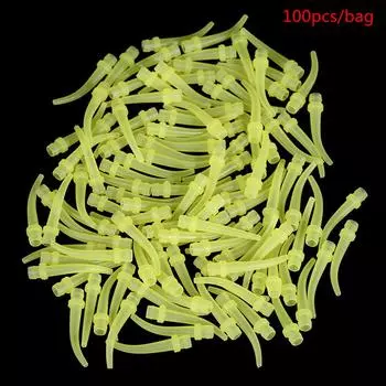 100 шт. стоматологические материалы, насадки для смешивания внутриротовых оттисков, насадки для стоматологических товаров