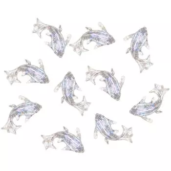 100 шт. стразы для ногтей «сделай сам», блестящие аксессуары для ногтей «Золотая рыбка», аксессуары для ногтей, сверла для ногтей, блестящие украшения для ногтей с плоской задней поверхностью One Size