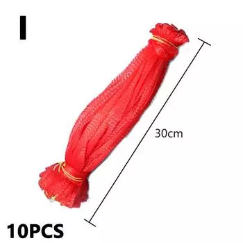 100 шт., сумка для хранения в саду, нейлоновая сетка, пластиковая упаковка, сетевые фруктовые игрушки
