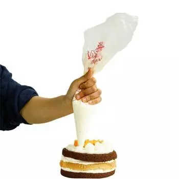 100 шт., сумка с насадкой для ламинирования, пластиковая одноразовая прозрачная сумка для крема и торта небольшого размера, сумка для выпечки десертов, кухонные гаджеты s 28 5 26 5 16 5cm