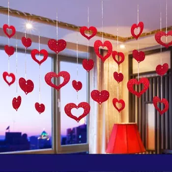 100 шт. Свадебные украшения на день рождения, вечеринка, украшение, воздушный шар, дождь, шелковые блестки, подвеска, свадебные принадлежности, украшение свадебной комнаты