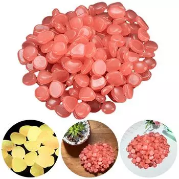 100 шт., светящиеся в темноте камни, многофункциональные светящиеся в темноте гальки, светящиеся камни, камни, галька, многоразовые для сада, двора, патио