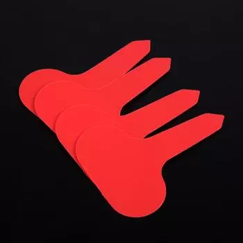 100 шт. Т-образные этикетки для садовых растений, водонепроницаемые пластиковые этикетки для растений из ПВХ, маркеры для питомника, этикетки для рассадных лотков, горшков, украшений