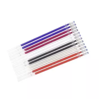 100 шт. термостираемые стержни для ручек, стержни для маркировки ткани, для вышивки розы красного