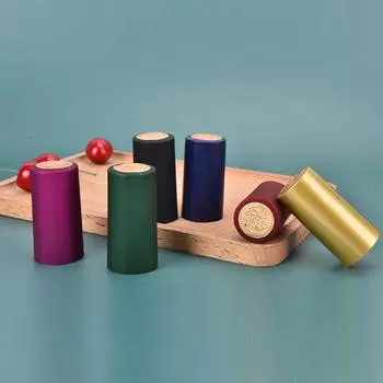 100 шт термоусадочная пленка, уплотнительная крышка для бутылки вина, пленка для вина, термоусадочная крышка зелёный