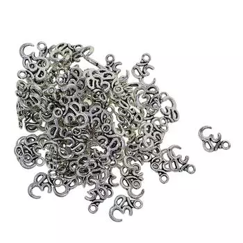 100 шт тибетские серебряные подвески аксессуары для изготовления ювелирных изделий DIY ремесла подвески as described серебряный