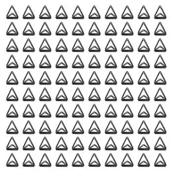 100 шт. треугольные скрепки металлические нержавеющие треугольные дизайн симпатичные скрепки для Memo Do