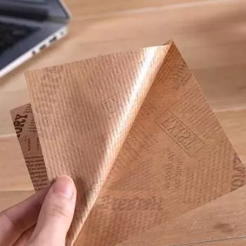 100 шт. Треугольный пакет из крафт-бумаги, маслостойкий пищевой упаковочный пакет для ресторана, сэндвича, пончика, хлеба, гамбургера as shown