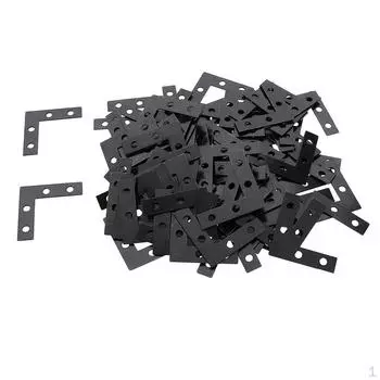 100 шт. угловая пластина, плоское ремонтное крепление для угловой стойки 38x38 мм