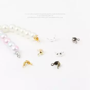 100 шт./упак. 4*7 мм Высокое качество DIY многоцветная пряжка с двойной головкой соединительная пряжка DIY застежка разъем шариковая цепочка серебряный