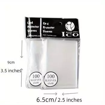 100 шт./упак. 65*90 мм чехол для карт протектор карты Magic Killers of Three Kingdom Football Star Card прозрачные настольные игры