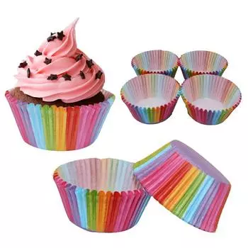 100 шт./упак. бумажные стаканчики для кексов, кексов, коробки для тортов, подложки для кексов, кухонные принадлежности для выпечки, формы для тортов, маленькие коробки для кексов