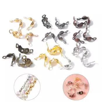 100 шт./упак. двойная пряжка из сплава, аксессуары для самостоятельного изготовления, двойная пряжка для браслета, маленькая пряжка с двойным отверстием, зажим-застежка 4x7mm 100pcs/bag