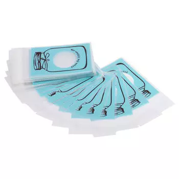 100 шт./упак. Милые пластиковые конфеты, печенье, подарочная упаковка, праздничные принадлежности (синий)