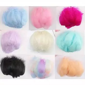 100 шт./упак. перья прозрачные воздушные шары Bobo заполненные декорации подарочная коробка воздушный шар DIY ремесло наполнение перья день рождения свадьба принадлежности белый