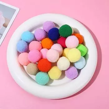 100 шт./упак. помпоны для шитья на тканевых аксессуарах 1 см, разноцветные помпоны из меха, сделай сам, мягкие помпоны, свадебные украшения