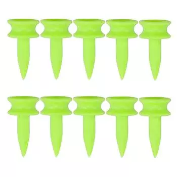 100 шт./упак. Зеленые тройники для гольфа Castle, 25 мм Маленькие тройники Castle Пластиковые тройники для гольфа 100Pcs/pack