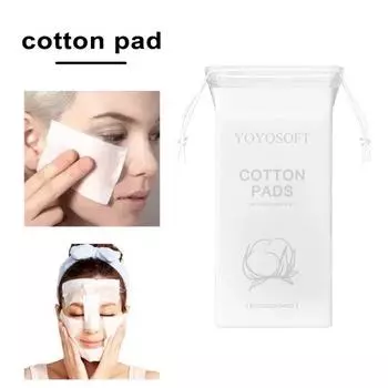 100 шт./упаковка ультратонкие ватные диски для макияжа мягкие безворсовые ватные диски для снятия лака с ногтей/губ/глаз для сухого/влажного использования косметические ватные диски одноразовые белый