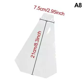 100 шт., утолщенные треугольные прозрачные пакеты для сэндвичей с хлебом, пакеты для выпечки пищевых продуктов A8