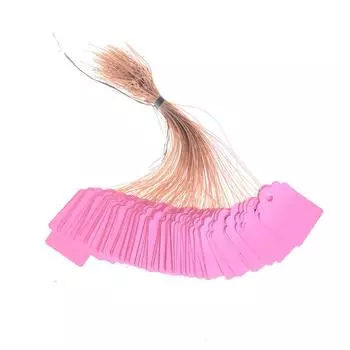 100 шт. ювелирные изделия одежда товары садоводство бренд этикетка ценники 3,5*2,5 см розовый