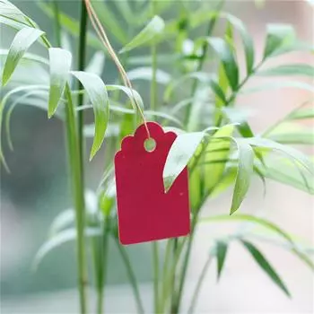 100 шт. ювелирные изделия одежда товары садоводство бренд этикетка ценники 3,5*2,5 см розовый