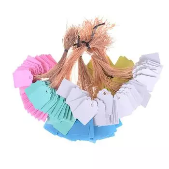 100 шт. ювелирные изделия одежда товары садоводство бренд этикетка ценники 3,5*2,5 см белый