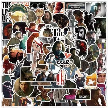 100 шт. Водонепроницаемые виниловые наклейки The Last of Us для автомобилей, телефонов, фортепиано, гитар