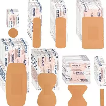 100 шт. Водонепроницаемый пластырь для первой помощи, медицинский антибактериальный пластырь для помощи дома, походная аптечка первой помощи, наборы для экстренной помощи 100pcs