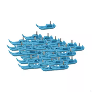 100 шт. Вспомогательные прижимные лапки Glide швейные лапки аксессуары для дома и промышленности