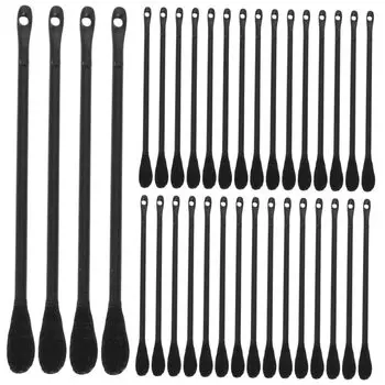 100 шт. ватных палочек с круглой головкой для удаления угрей, одноразовые инструменты для удаления черных точек, двухсторонние ватные палочки для очищения пор лица, ушей, носа красный