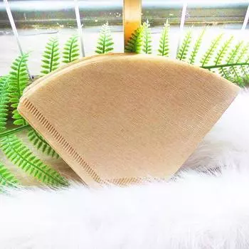 100 шт., веерообразный капельный фильтр-мешок для кофе, портативный домашний офис, кафе, бумажные конусы, товары для продажи 100 Pcs