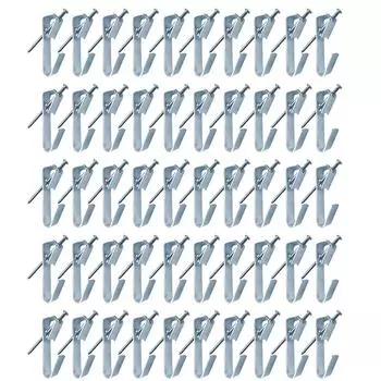 100 шт. вешалка для картин бытовые принадлежности крючок для подвешивания металлическая застежка ple to Use украшения настенные вешалки товары для дома silver