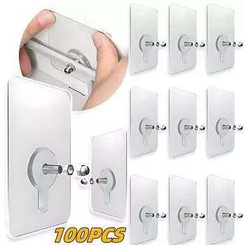 100 шт. винтовые крючки мощные наклейки непробиваемые подвесные рамки для картин ванная комната органайзеры многоцелевые без клейких следов