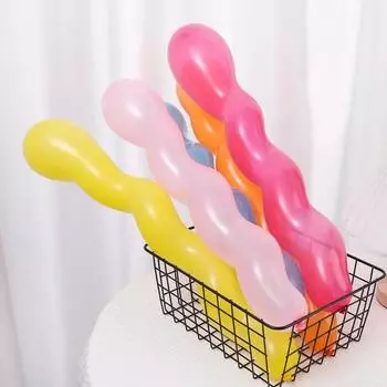 100 шт. винтовые витые шары утолщенные большие спиральные шары длинные полоски детские надувные игрушки для дня рождения декор подарки Random Color