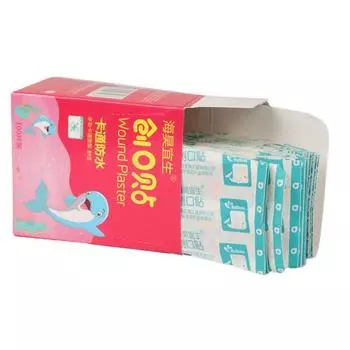 100 шт. водонепроницаемые милые мультяшные пластыри для гемостаза клейкие повязки Первая помощь